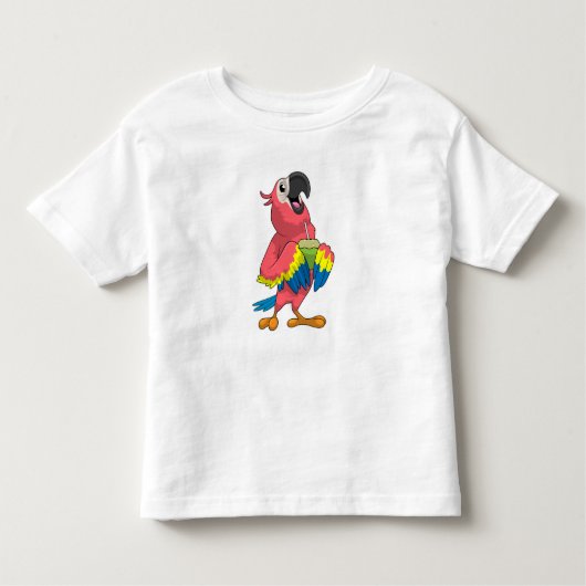 Wortelen met Drink stro Kinder Shirts (Voorkant)