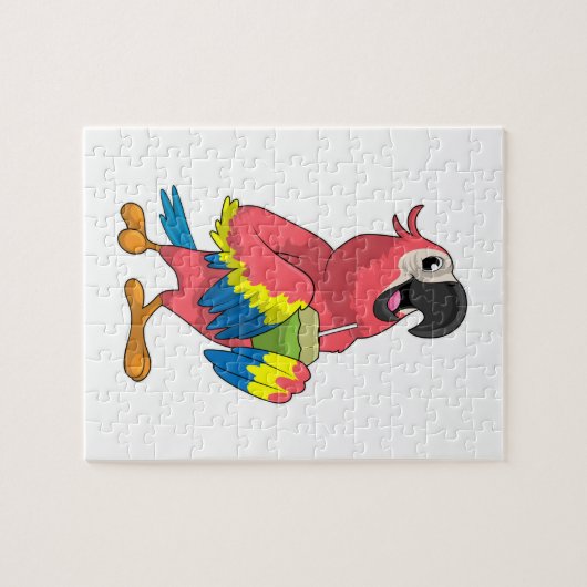 Wortelen met Drink stro Legpuzzel (Horizontaal)