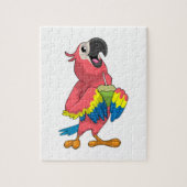 Wortelen met Drink stro Legpuzzel (Verticaal)