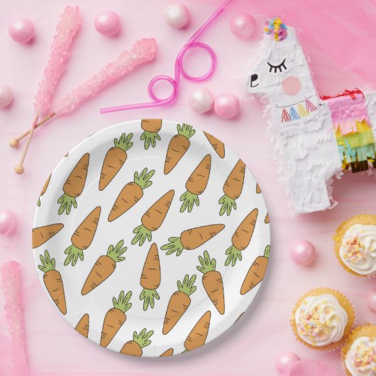 wortelen papieren bordje (Feest)