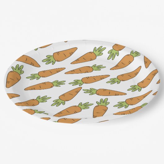wortelen papieren bordje (Gekanteld)