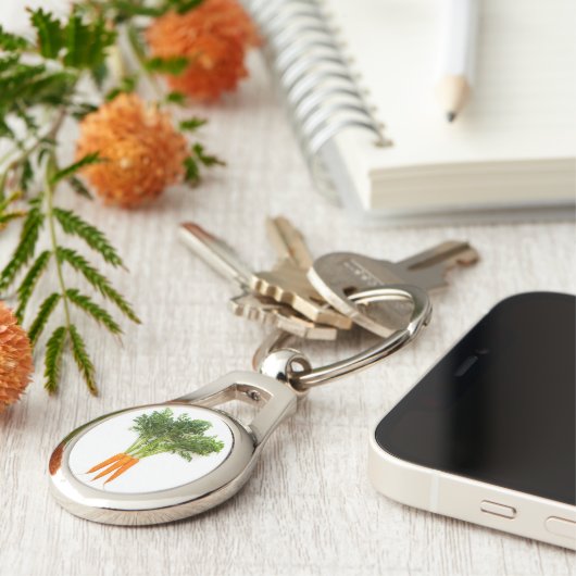 wortelen sleutelhanger (Zijkant)