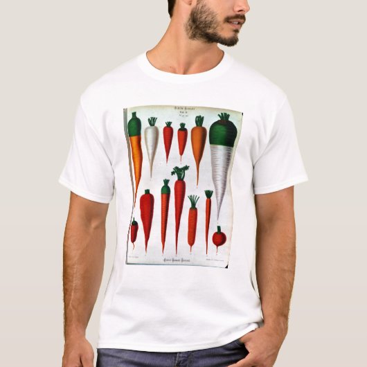 wortelen t-shirt (Voorkant)