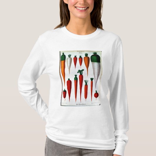 wortelen t-shirt (Voorkant)