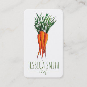 wortelen uit de keukentuin van de vegetarische kui visitekaartje