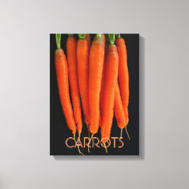 wortelen uit onze tuin canvas afdruk