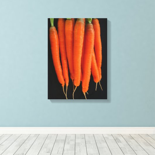 wortelen uit onze tuin canvas afdruk (Insitu (Houten vloer))