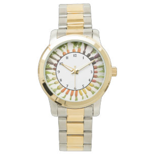 Wortelen van vele kleuren horloge