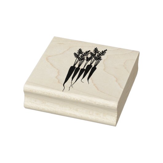 Wortelen Vegetarisch Vegan Rubberstempel (Stempel)