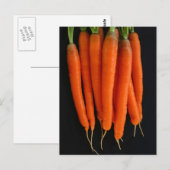 wortelen vers uit de tuin briefkaart (Voorkant / Achterkant)