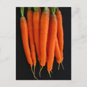 wortelen vers uit de tuin briefkaart