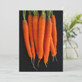 wortelen vers uit de tuin kaart (Staand voorkant)