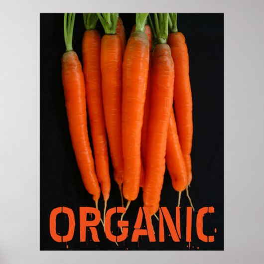 wortelen vers uit de tuin poster (Voorkant)