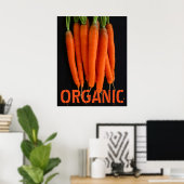 wortelen vers uit de tuin poster (Thuiskantoor)