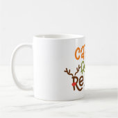 Wortelen voor de rendieren Mok - Schattigee kerst  (Links)