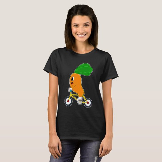 wortelfiets t-shirt (Voorkant volledig)