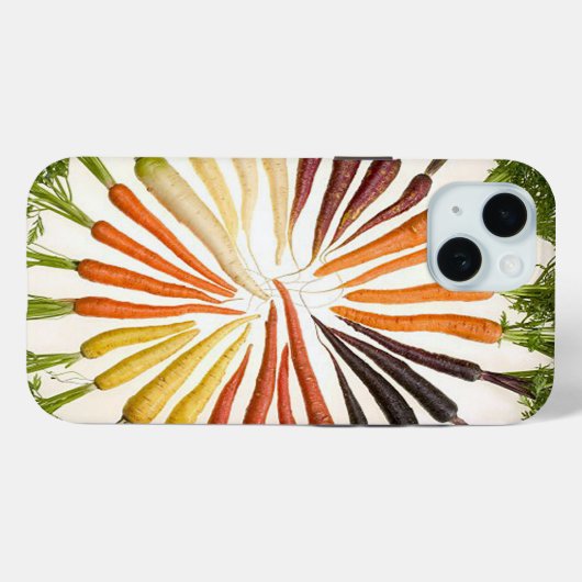 wortelgroenten kleurige regenboogpatronen Case-Mate iPhone case (Achterkant (horizontaal))