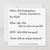 wortelgroenten kleurige regenboogpatronen kaart (Achterkant)