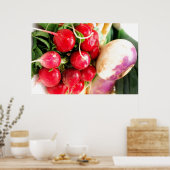 wortelgroenten poster (Keuken)