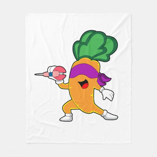 Wortelpijlen Dart Fleece Deken (Voorkant)