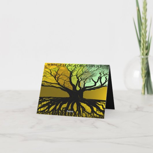 Wortels Dank U Bedankkaart (Achterkant)