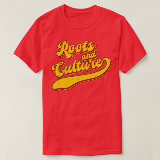 Wortels en cultuur t-shirt (Design voorkant)