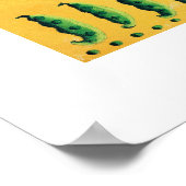 Wortels en erwten schilderij poster (Hoek)