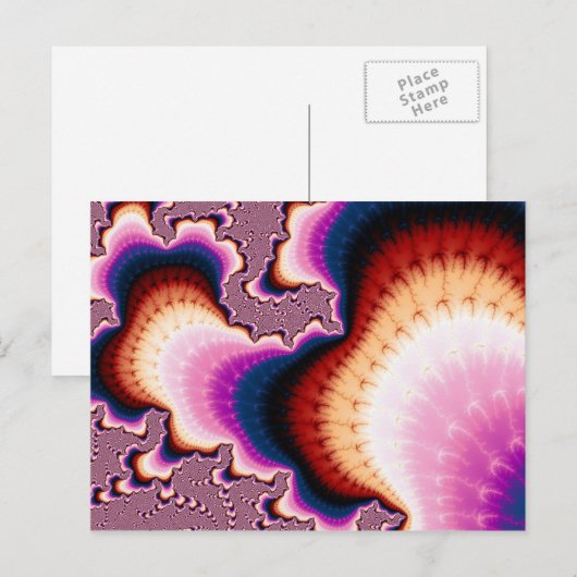 Wortels - Fractal Briefkaart (Voorkant / Achterkant)