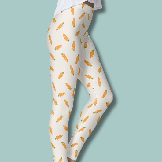 Wortels Groentepatroon Leggings