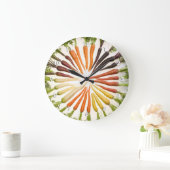 Wortels in een cirkel grote klok (Huis)