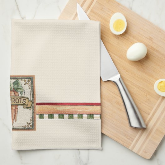 Wortels - keukenhanddoek (Quarter Fold)