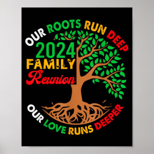 Wortels lopen diep, liefde loopt dieper familiebij poster