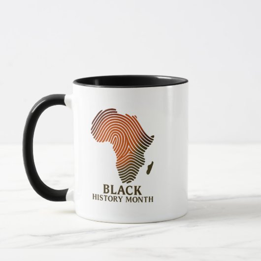 Wortels van Afrika – zwarte geschiedenis tribute Mok (Links)