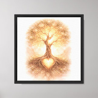 Wortels van een Moeder's Liefde Canvas Afdruk