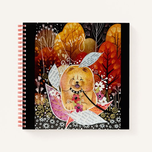WORTELS VAN HET HART CHOW Spiraal Notebook Notitieboek (Voorkant)
