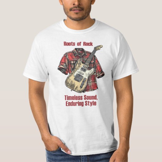 Wortels van Rock T-shirt (Voorkant)