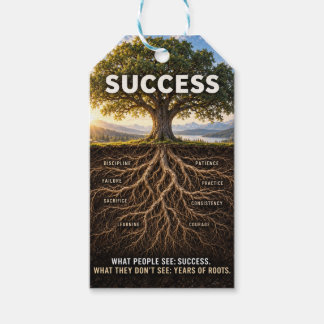 Wortels Van Succes Cadeaulabel