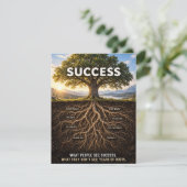 Wortels Van Succes Kaart (Staand voorkant)
