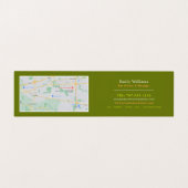 Wortelsap, sausbast, gedetailleerd visitekaartje (Binnenkant ongevouwen)