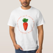 wortelsap t-shirt (Voorkant)