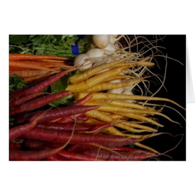 wortelstokken brengen markt (Voorkant Horizontaal)