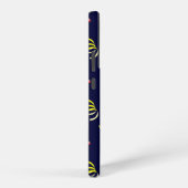 Worteltaart Cupcake & Confetti Blauw Samsung Galaxy Hoesje (Rechterkant)