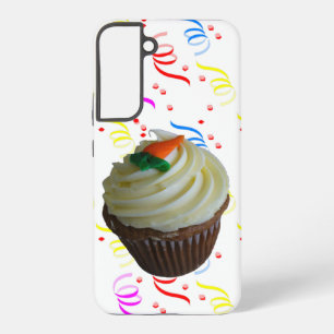 Worteltaart Cupcake & Confetti Samsung Galaxy Hoesje