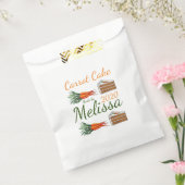 Worteltaart Slice Bakkerij Café Banketbakker Bedankzakje (Gezegeld)