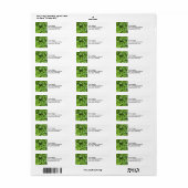 WortelTopjes Aangepaste Adresetiketten Etiket (Full Sheet)