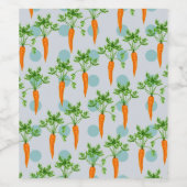 Wortelwortelpatroonwortelen in wortelvorm wijn etiket (Enkel label)