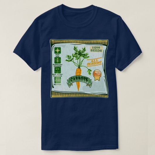 wortelzaad t-shirt (Design voorkant)