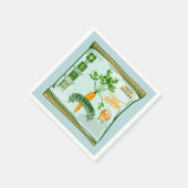 Wortelzaden voor het kweken van groenten servet (Hoek)