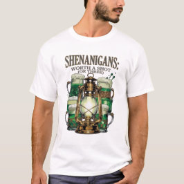 Worth a Shot Lantern Toast Grafische T-shirt