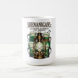 Worth a Shot Lantern Toast Grafische T-shirt Koffiemok